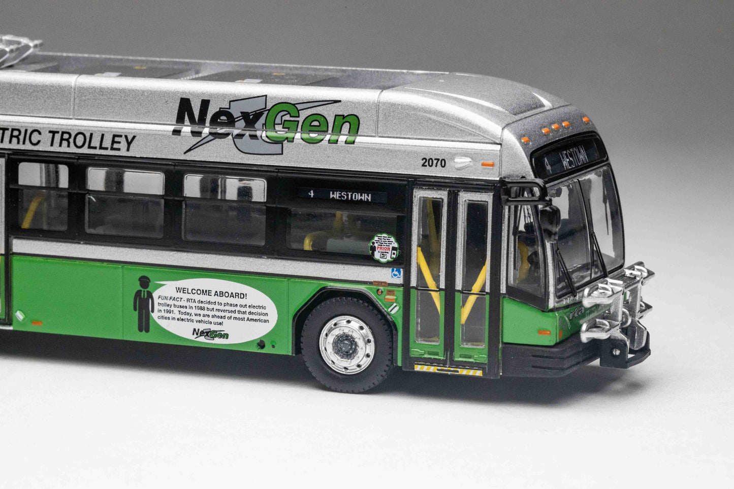 Greater Dayton RTA NexGen Trolley Bus Rt.4 Westown
